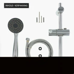 Tiger Splash Doucheset Murcia Waterbesparend Chroom 10 Tiger Splash Doucheset Murcia Waterbesparend Chroom -Badkamer Verkoop Winkel 123 2357