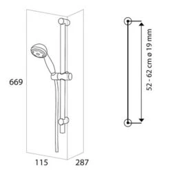 Tiger Splash Doucheset Murcia Waterbesparend Chroom 11 Tiger Splash Doucheset Murcia Waterbesparend Chroom -Badkamer Verkoop Winkel 123 2358