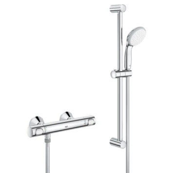 Grohe Precision Flow Douchethermostaat Incl. Doucheset 3 Grohe Precision Flow Douchethermostaat Incl. Doucheset