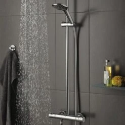 Grohe Regendouche Vitalio Joy Ø18 Cm Met Thermostatische Douchekraan 11 Grohe Regendouche Vitalio Joy Ø18 Cm Met Thermostatische Douchekraan -Badkamer Verkoop Winkel 123 2379