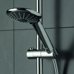 Grohe Regendouche Vitalio Joy Ø18 Cm Met Thermostatische Douchekraan 13 Grohe Regendouche Vitalio Joy Ø18 Cm Met Thermostatische Douchekraan -Badkamer Verkoop Winkel 123 2381