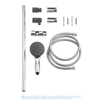 Grohe Doucheset Vitalio Start Met Glijstang 2 Douchestanden 7 Grohe Doucheset Vitalio Start Met Glijstang 2 Douchestanden - Afbeelding 5