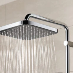 Grohe Douchesysteem Vitalio Start 250 Vierkant Met Omstelling Chroom -Badkamer Verkoop Winkel 123 2447