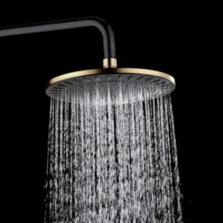 Tiger Regendoucheset Akcent Zwart Messing -Badkamer Verkoop Winkel 123 2566