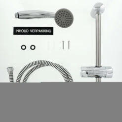 Tiger Doucheset Splash Como Met Glijstang Chroom -Badkamer Verkoop Winkel 123 2573