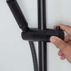 Tiger Doucheset Akcent 3 Straalstanden Zwart/messing -Badkamer Verkoop Winkel 123 2581