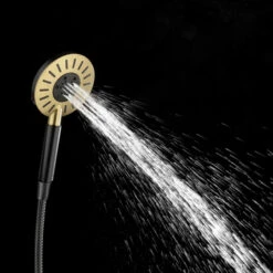 Tiger Doucheset Akcent 3 Straalstanden Zwart/messing -Badkamer Verkoop Winkel 123 2582