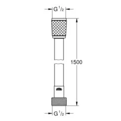 Grohe VitalioFlex Doucheslang Comfort 150 Cm 7 Grohe VitalioFlex Doucheslang Comfort 150 Cm -Badkamer Verkoop Winkel 123 2621