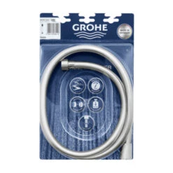 Grohe Doucheslang VitalioFlex Zilver 150 Cm 7 Grohe Doucheslang VitalioFlex Zilver 150 Cm -Badkamer Verkoop Winkel 123 2624