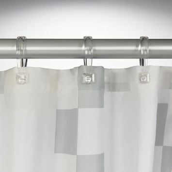 Sealskin Douchegordijn Pixel Textiel Zwart 200x180 Cm 5 Sealskin Douchegordijn Pixel Textiel Zwart 200x180 Cm - Afbeelding 3