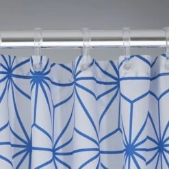 Sealskin Douchegordijn Triangles Blauw 180x200 Cm -Badkamer Verkoop Winkel 123 2687