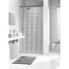 Sealskin Hammam Douchegordijn Pvc Zilver 180 X 200 Cm -Badkamer Verkoop Winkel 123 2690