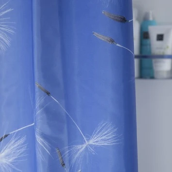 Sealskin Douchegordijn Blow Ball Blauw 180x200 Cm 4 Sealskin Douchegordijn Blow Ball Blauw 180x200 Cm - Afbeelding 2