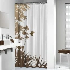 Sealskin Douchegordijn Jungle Zand 200x180 Cm