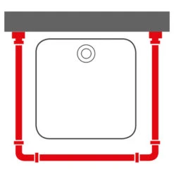 Sealskin Douchegordijnstang Seallux Combi Mat Aluminium -Badkamer Verkoop Winkel 123 2769