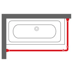 Sealskin Douchegordijnstang Seallux Combi Mat Aluminium -Badkamer Verkoop Winkel 123 2770