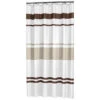 Sealskin Douchegordijn Urban Textiel Bruin/Beige 200x180 Cm -Badkamer Verkoop Winkel 123 2776