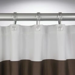 Sealskin Douchegordijn Urban Textiel Bruin/Beige 200x180 Cm -Badkamer Verkoop Winkel 123 2778