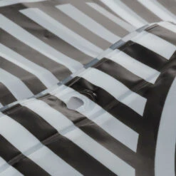 Sealskin Douchegordijn Brave 180x200cm Zwart/wit -Badkamer Verkoop Winkel 123 2789