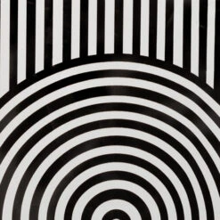 Sealskin Douchegordijn Brave 180x200cm Zwart/wit -Badkamer Verkoop Winkel 123 2794