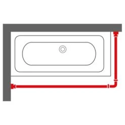 Sealskin Douchegordijnstang Seallux Combi Wit -Badkamer Verkoop Winkel 123 2811