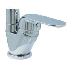 OK Keukenkraan Met Hoog Gebogen Uitloop En Hendel Chroom -Badkamer Verkoop Winkel 123 2839