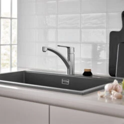 Grohe Quickfix Keukenkraan Start Lage Uitloop Supersteel -Badkamer Verkoop Winkel 123 2856