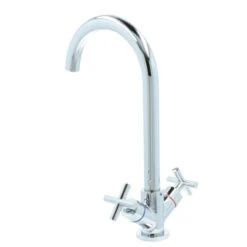 Aqualino Keukenkraan Ceronda 2-knops Chroom -Badkamer Verkoop Winkel 123 2877