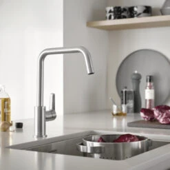 Grohe Keukenkraan Start Hoge U-uitloop QuickFix Chroom 21 Grohe Keukenkraan Start Hoge U-uitloop QuickFix Chroom -Badkamer Verkoop Winkel 123 2900