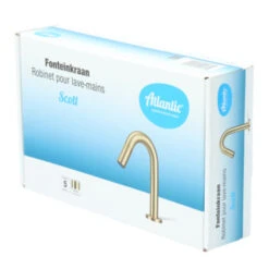 Atlantic Fonteinkraan Scott Met Draaiknop Messing -Badkamer Verkoop Winkel 123 2963