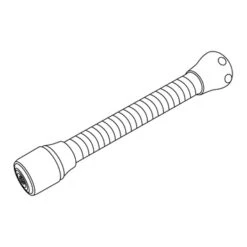 Tiger Splash Kraanslang Supreme Met Waterbesparende Keukendouche En Kogelgewricht 1/2" -Badkamer Verkoop Winkel 123 3015