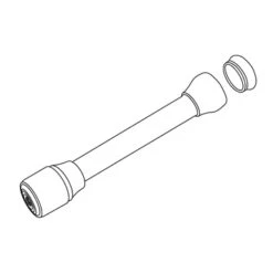 Tiger Splash Kraanslang Silverflex Supreme Met Waterbesparende Keukendouche En Kogelgewricht M22/M24 -Badkamer Verkoop Winkel 123 3055