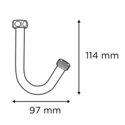 Tiger Stijgpijp Chroom 10 Tiger Stijgpijp Chroom -Badkamer Verkoop Winkel 123 3076