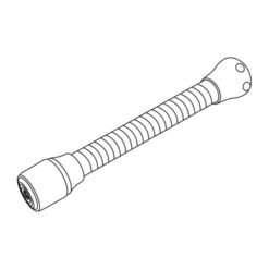 Tiger Splash Keukenkraanslang Chroom M22/M24 -Badkamer Verkoop Winkel 123 3096