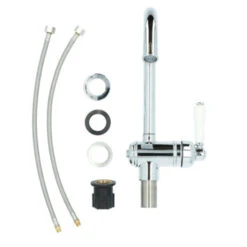 Atlantic Keukenkraan Charles Met Hendel Chroom -Badkamer Verkoop Winkel 123 3116