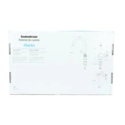 Atlantic Keukenkraan Charles Met Hendel Chroom -Badkamer Verkoop Winkel 123 3118