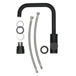 Handson Keukenkraan Olivier Met Hendel Mat Zwart 27 Handson Keukenkraan Olivier Met Hendel Mat Zwart -Badkamer Verkoop Winkel 123 3137