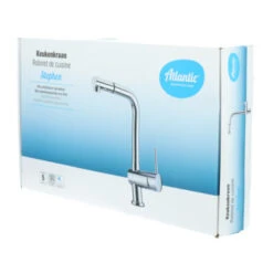 Atlantic Keukenkraan Stephen Met Hendel En Uittrekbare Sproeikop Chroom -Badkamer Verkoop Winkel 123 3152