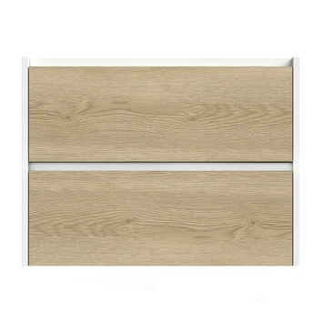 Tiger Reverse Meubelset 80 Cm Met 2 Lades Naturel Eik / Mat Wit Inclusief Quadro Wastafel Hoogglans Wit 8 Tiger Reverse Meubelset 80 Cm Met 2 Lades Naturel Eik / Mat Wit Inclusief Quadro Wastafel Hoogglans Wit - Afbeelding 6