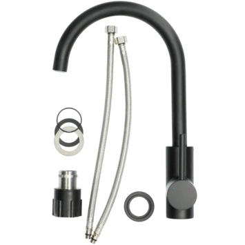 Atlantic Keukenkraan Colin Met Hendel Zwart 12 Atlantic Keukenkraan Colin Met Hendel Zwart - Afbeelding 10