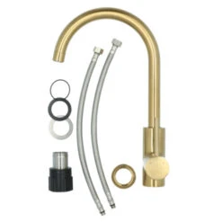 Atlantic Keukenkraan Colin Met Hendel Messing 27 Atlantic Keukenkraan Colin Met Hendel Messing -Badkamer Verkoop Winkel 123 3247