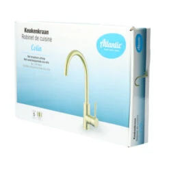 Atlantic Keukenkraan Colin Met Hendel Messing 28 Atlantic Keukenkraan Colin Met Hendel Messing -Badkamer Verkoop Winkel 123 3248
