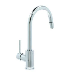 Atlantic Keukenkraan Jeremy Met Hendel En Uittrekbare Sproeikop Chroom -Badkamer Verkoop Winkel 123 3273