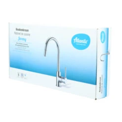 Atlantic Keukenkraan Jeremy Met Hendel En Uittrekbare Sproeikop Chroom -Badkamer Verkoop Winkel 123 3281