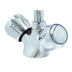 Handson Keukenkraan Thomas 2-knops Chroom Met Uitloop 235mm -Badkamer Verkoop Winkel 123 3327