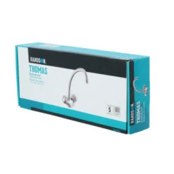 Handson Keukenkraan Thomas 2-knops Chroom Met Uitloop 235mm -Badkamer Verkoop Winkel 123 3330