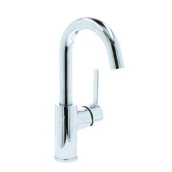 Atlantic Wastafelkraan Micah Met Hendel Chroom -Badkamer Verkoop Winkel 123 3437