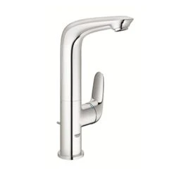Grohe Wastafelkraan Wave New L Met Hendel En Waste Chroom