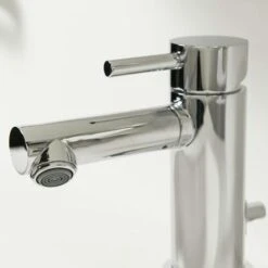 Tiger Wastafelkraan Boston Met Hendel En Waste Chroom -Badkamer Verkoop Winkel 123 3466