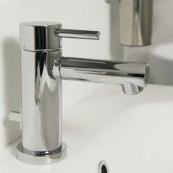 Tiger Wastafelkraan Boston Met Hendel En Waste Chroom -Badkamer Verkoop Winkel 123 3468